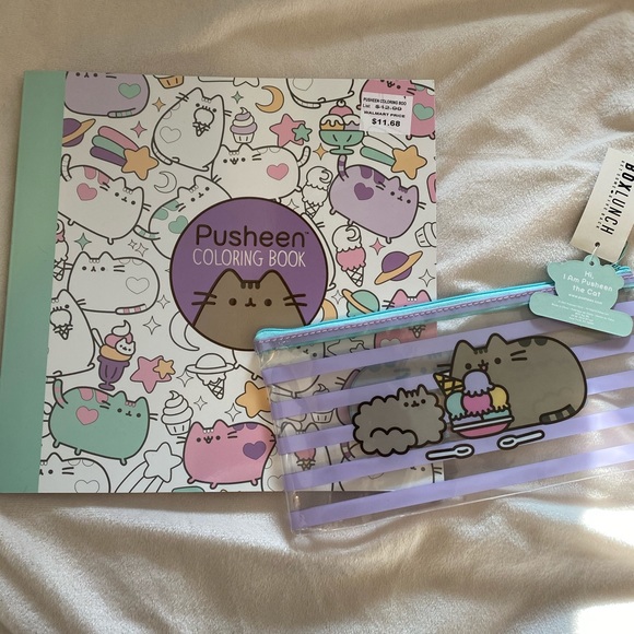 Pusheen Other Pusheen Coloring Book And Pencil Case Poshmark Pusheen Other Pusheen Coloring Book And Pencil Case Poshmark